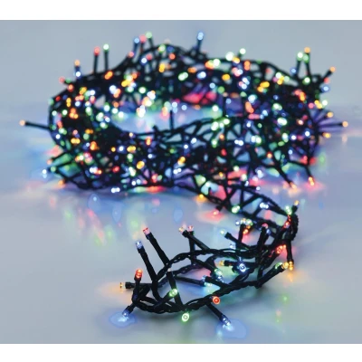 Afbeelding van Micro Cluster 1800 LED&#039;s 36 meter multicolor 8 functies + geheugen