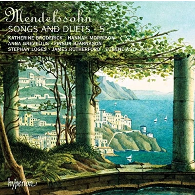 Afbeelding van Katherine Broderick, Hannah Morrison, Anna Grevelius, Finnur Bjarnason Mendelssohn: Songs &amp; Duets Volume 5 (CD)