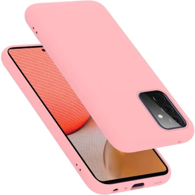 Afbeelding van Cadorabo Hoesje geschikt voor Samsung Galaxy A72 4G / 5G in LIQUID ROZE Beschermhoes gemaakt van flexibel TPU silicone Case Cover