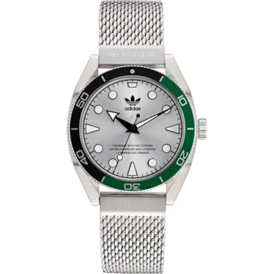 Afbeelding van Adidas Originals Edition Two AOFH22503 Horloge Staal Zilverkleurig Ø 43 mm