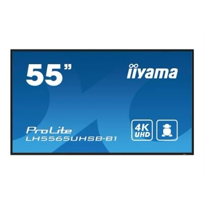 Image de iiyama ProLite LH5565UHSB B1 Classe de diagonale 55&quot; (54.6&quot; visualisable) écran LCD rétro éclairé par LED signalisation numérique Android 4K UHD (2160p) 3840 x 2160 noir