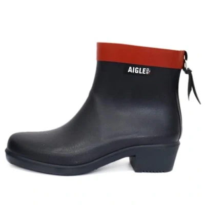 Afbeelding van Aigle Myrica Bottil Regenlaarzen, Dames, Maat: 39, Navy blue Natuurrubber