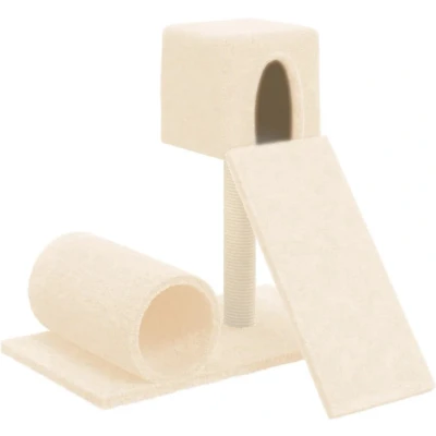Afbeelding van vidaXL Kattenmeubel met sisal krabpaal 59 cm crèmekleurig
