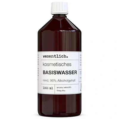 Afbeelding van Cosmetisch basiswater, 1000 ml, 96% alcohol. wesentlich.