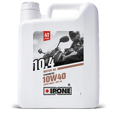 Afbeelding van IPONE 4 takt motorolie 10W40 10.4 Semi synthetisch smeermiddel Regelmatig gebruik Motorbescherming Optimale smering liter jerrycan