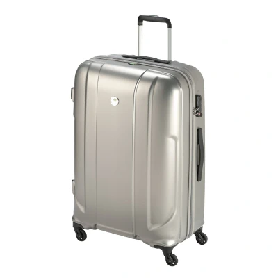 Afbeelding van Princess Traveller Sumatra TSA Recycled PET Trolley L silver Harde Koffer