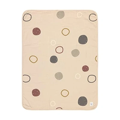 Afbeelding van Lassig Muslin GOTS Circles Off White 75 x 100 cm Wiegdeken 1312022142