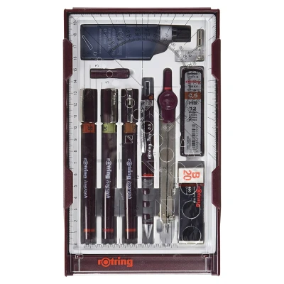Afbeelding van rOtring Isograph Master Set 3 0.10 0.30 0.5mm
