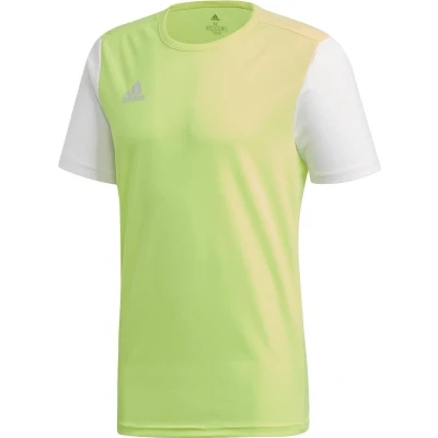Afbeelding van adidas Estro 19 Sportshirt Maat M Mannen geel/wit