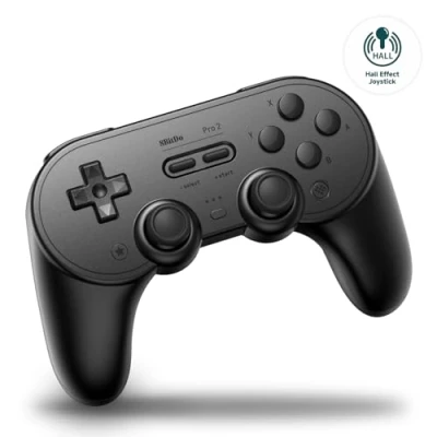 Afbeelding van 8BitDo PRO 2 Gamepad Hall Effect Black New Edition