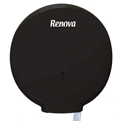 Afbeelding van Renova toiletpapierhouder jumbo zwart