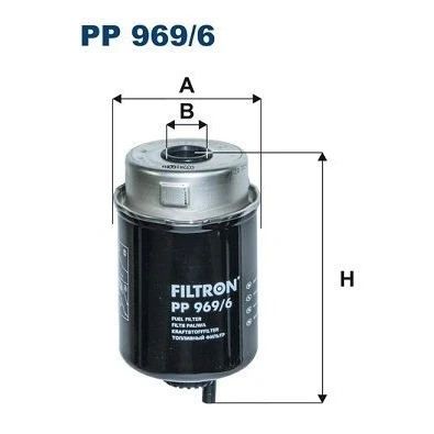 Afbeelding van FILTRON PP 969/6 Brandstoffilter Opschroeffilter