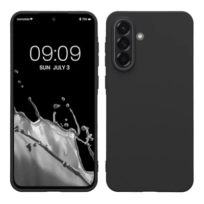 Afbeelding van kwmobile telefoonhoesje geschikt voor Samsung Galaxy A56 5G Hoesje smartphone Back cover in donkergrijs