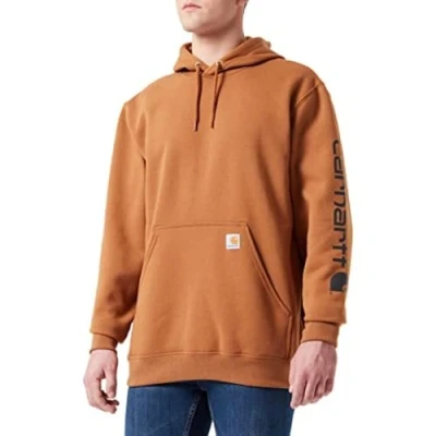 Afbeelding van Carhartt Felpa Vestibilità Ampia, Media Pesantezza, Con Logo Sulla Manica heren hoodie (1 stuk)
