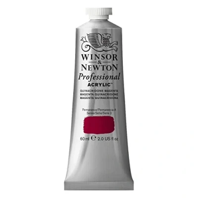 Afbeelding van Winsor &amp; Newton Professional Acrylic Tube Quinacridone Magenta (545) 60 ml