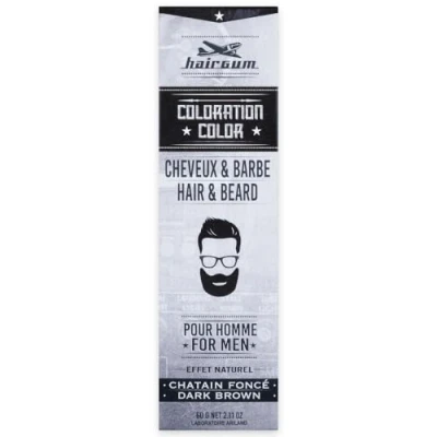 Afbeelding van Hairgum Hair&amp;Beard Colour Dark Brown 3 60gr
