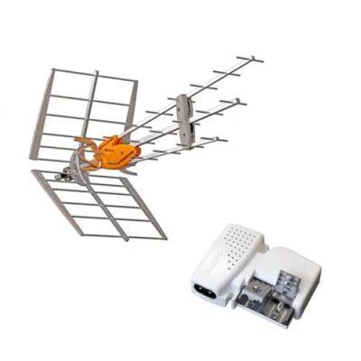 Image de Pack 149921 dat boss antenne uhf intelligente lte700 (c. 21 c. 48) rateau + alimentation 24v