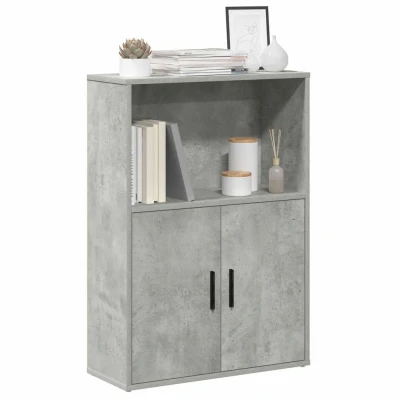 Afbeelding van vidaXL Boekenkast 60x24x85 cm bewerkt hout betongrijs