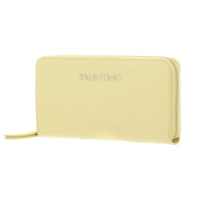 Afbeelding van VALENTINO Portemonnee Zero Re Zip Wallet Vaniglia Lichtgeel