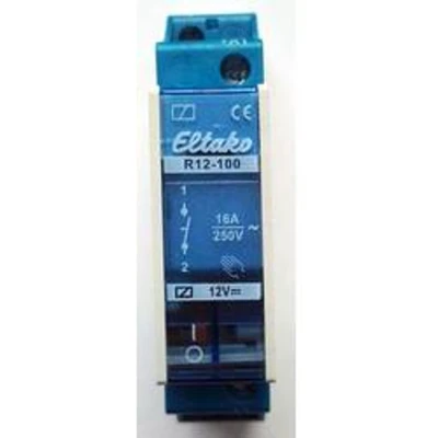 Afbeelding van Eltako 22100054 Schakelrelais Nominale spanning: 12 V Schakelstroom (max.): 8 A 1x NO 1 stuk(s)