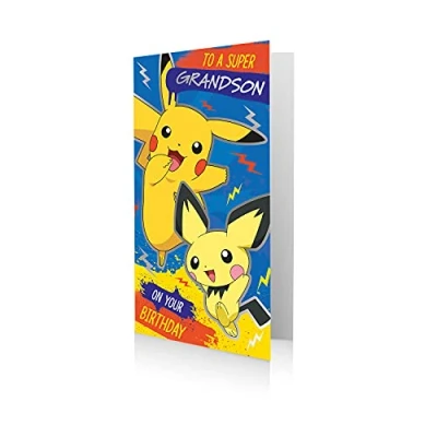 Afbeelding van Danilo Promoties Officiële Pokémon verjaardagskaart voor een super kleinzoon