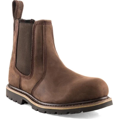 Afbeelding van Buckler Werkschoenen B1150SM SB Instapper Bruin Maat 46