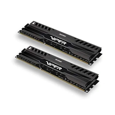 Afbeelding van Patriot Memory Viper 3 Black Mamba DDR3 1600 8 GB (2 x 4 GB) C9 krachtig werkgeheugen, XMP 1.3, zwart, PV38G160C9K