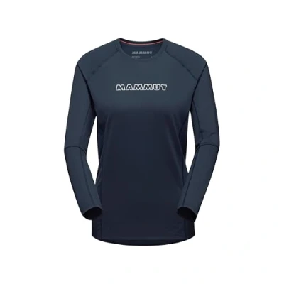 Afbeelding van Mammut Selun LOGO Longsleeve, Dames, Maat: Medium, Marine
