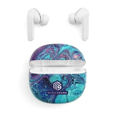 Afbeelding van Music Sound Fantasy Headset True Wireless Stereo (TWS) In ear Oproepen/muziek Bluetooth Wit