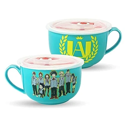 Afbeelding van MY HERO ACADEMIA Ramen Bowl with Lid 532ml