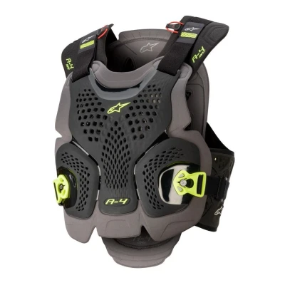 Afbeelding van Alpinestars A 4 Max Chest Protector Black Anthracite Yellow Fluo XL XXL