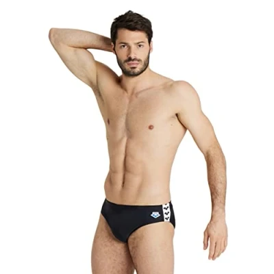 Afbeelding van ARENA Heren Icons Swim Briefs Herenslip (1 verpakking met 1 stuk), Zwart