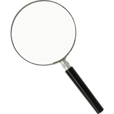 Afbeelding van Handloep vergroot 2x zwart/zilver