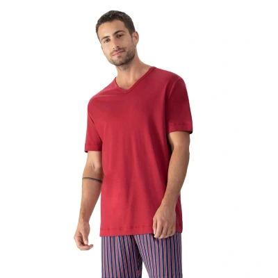 Afbeelding van mey Pyjamashirt, Heren, Maat: Small, True red