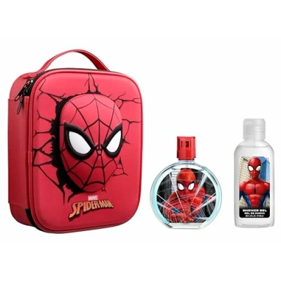 Afbeelding van Spider Man Geschenkset Eau de Toilette 100 ml &amp; Douchegel 60 Met Toilettas