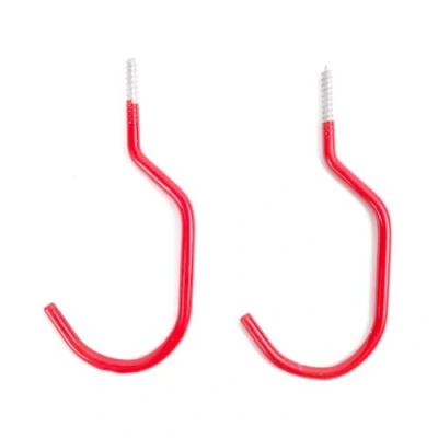 Afbeelding van Benson Ophanghaken Staal 15 cm Rood 2 stuks