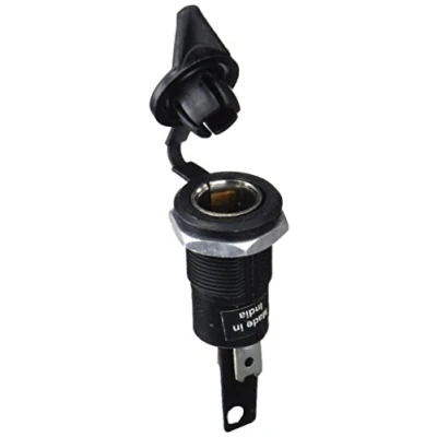 Afbeelding van HELLA Stopcontact 12V 1 polig platte aansluiting stekker: stekker lengte: 65,3 mm zwart DIN/ISO: 4165 blister Hoeveelheid: 8JB 004 777 002