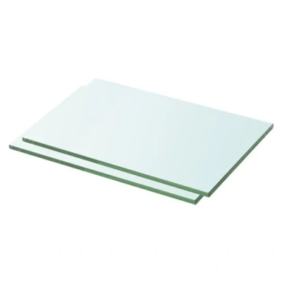 Afbeelding van vidaXL Schappen 2 st 30x15 cm glas transparant