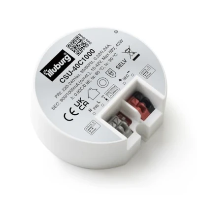 Afbeelding van illuburg led transformator, 900 mA, 1000 constante stroom, 14 W, 40 voeding, ballast driver power supply