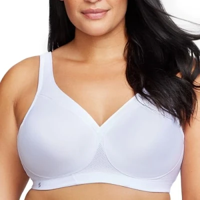 Afbeelding van Glamorise beha, halfopak, voor dames, Wit.