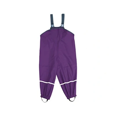 Image de Playshoes Pantalon Boue, Salopette de Pluie, sans Doublure Mixte Enfant, Violet, 86