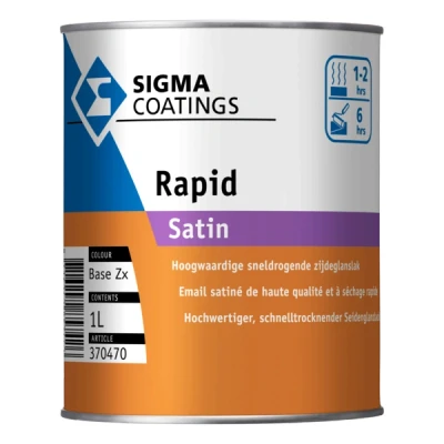 Afbeelding van Sigma Rapid Satin 1 liter Houtverf
