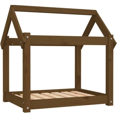Afbeelding van Hondenmand 71X55X70 Cm Massief Grenenhout Honingbruin