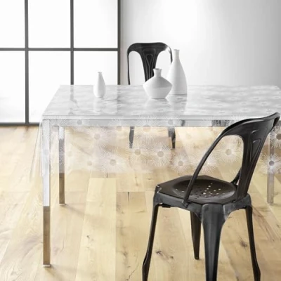 Image de douceur d&#039;intérieur, Nappe Cristal Rectangle (140 x 240 cm) Soleil, PVC Imprimé 14 / 100E