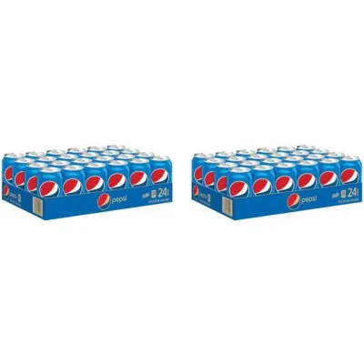 Afbeelding van Pepsi cola Regular blik Duo Pack 2x 24x33 cl NL