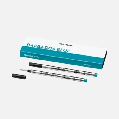 Afbeelding van Montblanc REFILL RB M 2 x 1 BARBADOS Blauw PF merk