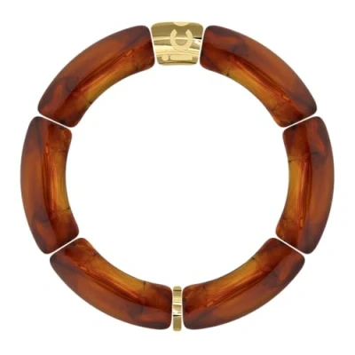 Afbeelding van ICE Jewellery Bella armband Volledig warm bruin Modieuze bruine voor dames, Acryl, Acryl