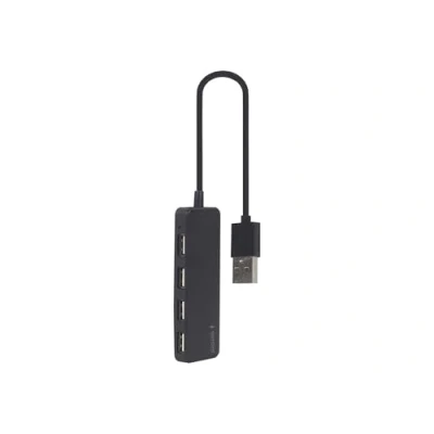 Afbeelding van 4 poorts USB 2.0 hub4 Type C hub, zwart