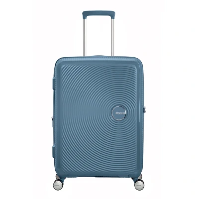 Afbeelding van American Tourister Soundbox Spinner 67 Expandable stone blue Harde Koffer
