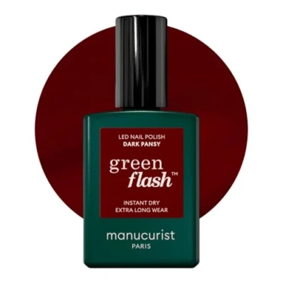 Afbeelding van Manucurist Nagellak, semi permanent, Green Flash gelnagellak 12 vrije, biologische bronlak (84%) professionele manicure 15 ml (Dark Pansy)